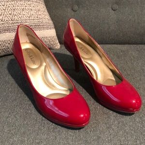 Red Kelly and Katie heels